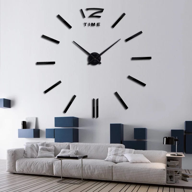 diy wall clock living room new acrylic quartz watch 3d clocks reloj de pared home decoration hot Metal wall Sticker Xpress