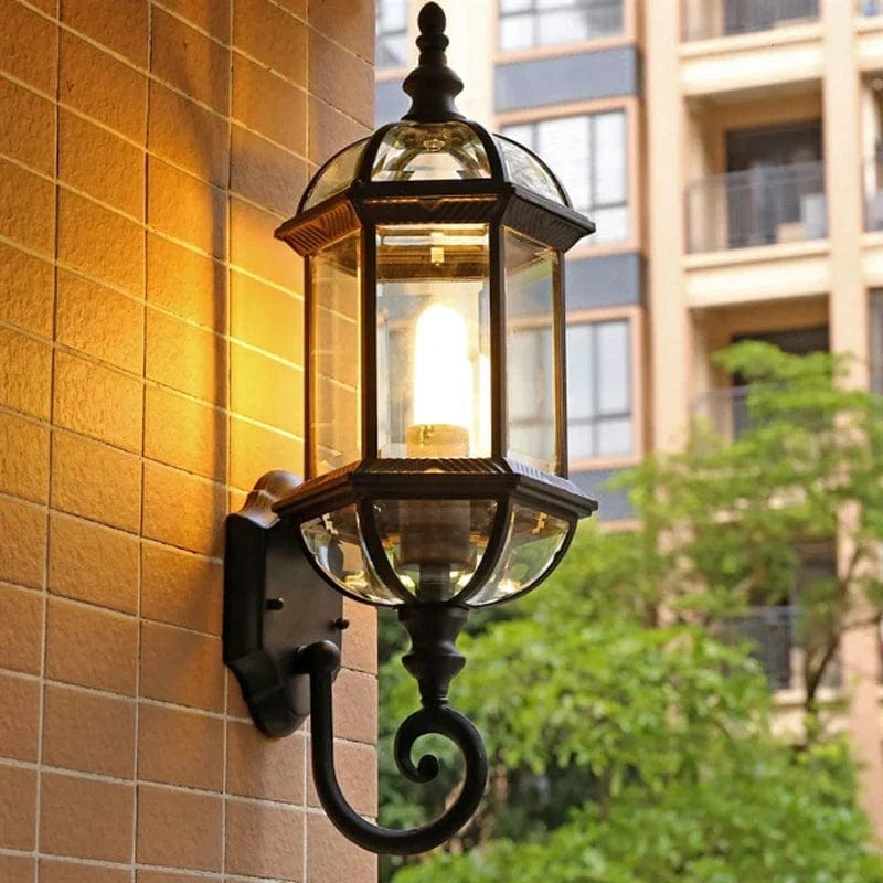 European modern minimalist wall lamp waterproof outdoor garden lights balcony hallway stairs lamp aluminum E27 lighting Xpress