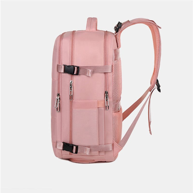 Nouveau sac à dos de voyage femme grande capacité bagages secs et humides sacs de voyage ordinateur sac à dos collège étudiants sac