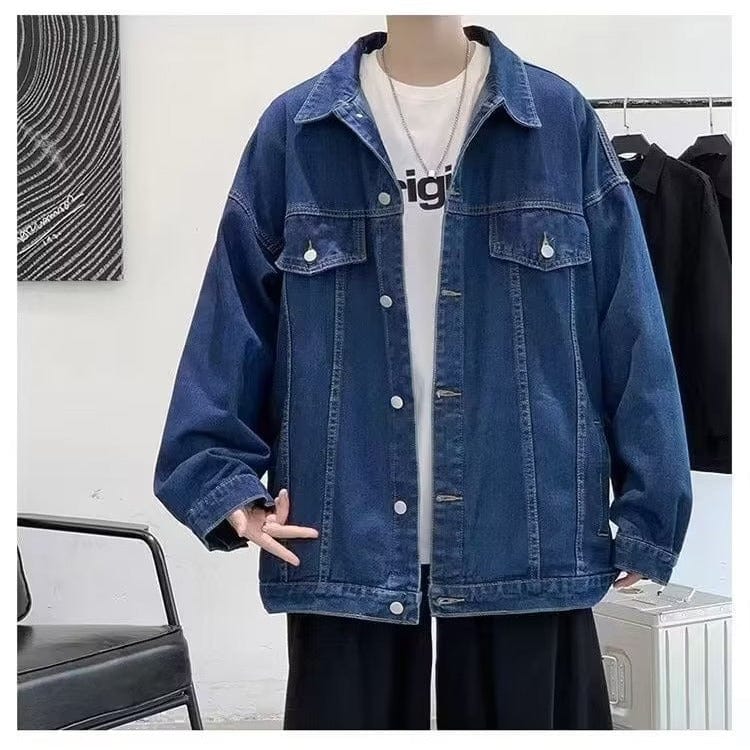 Ins automne veste de vêtements en jean coupe ample