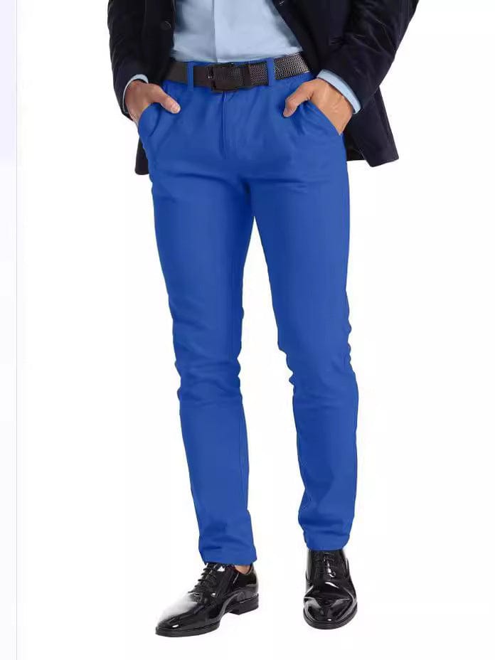 Pantalón recto microelástico para hombre Business