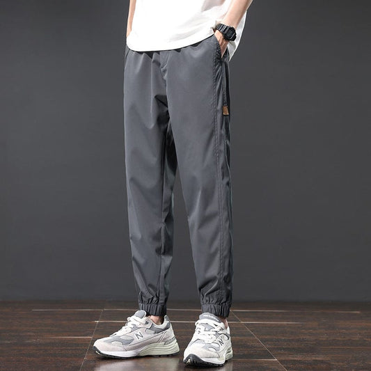 Casual Pants Men's Spring And Summer Ice Silk Thin Quick-drying