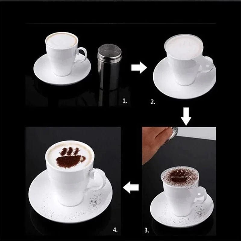 Creative Kitchen Accessories16pcs Fancy Coffee Printing Template Kitchen Tools Kitchenware Coffee Spray Template Kitchen Gadgets Xpress