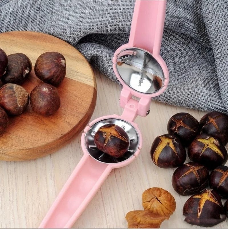 Chestnut Clip Nutcracker Opener Nuts Peeler Shelling Walnut Cracker Sheller Stainless Steel Accessories for Pliers Gadgets Tool Xpress