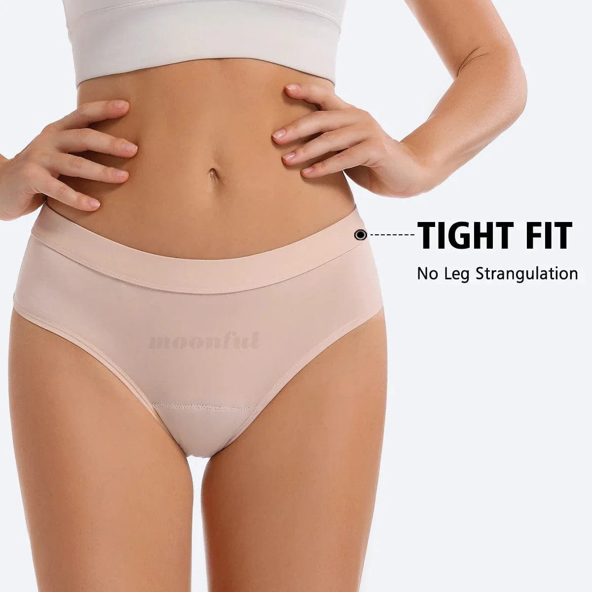 Bragas menstruales de Bikini para mujer, ropa interior de algodón para menstruación, almohadilla absorbente de flujo muy abundante, bragas a prueba de fugas