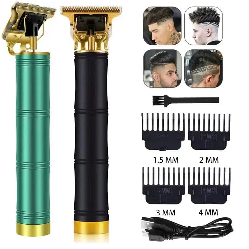 Gran oferta Máquina para cortar cabello para hombres, cortadora de barba eléctrica, cortadora de pelo T9, Afeitadora eléctrica recargable, Barba y peluquero