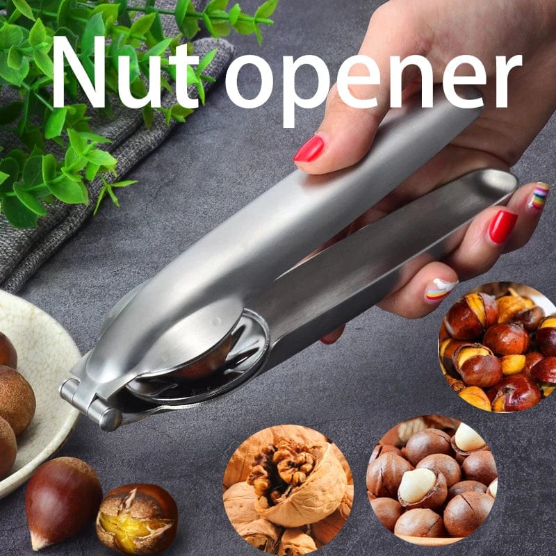 Chestnut Clip Nutcracker Opener Nuts Peeler Shelling Walnut Cracker Sheller Stainless Steel Accessories for Pliers Gadgets Tool Xpress