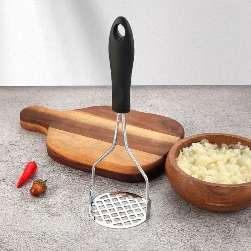 Cross-Border 304 Potato Press Stainless Steel Potato Press Manual Masher Kitchen Gadget Potato Garlic Press Xpress