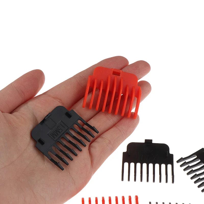 1 jeu de guides de protection pour tondeuse à cheveux T9, peignes, Guides de coupe, outils de coiffure, fixation Compatible 1.5mm 2mm 3mm 4mm 6mm 9mm