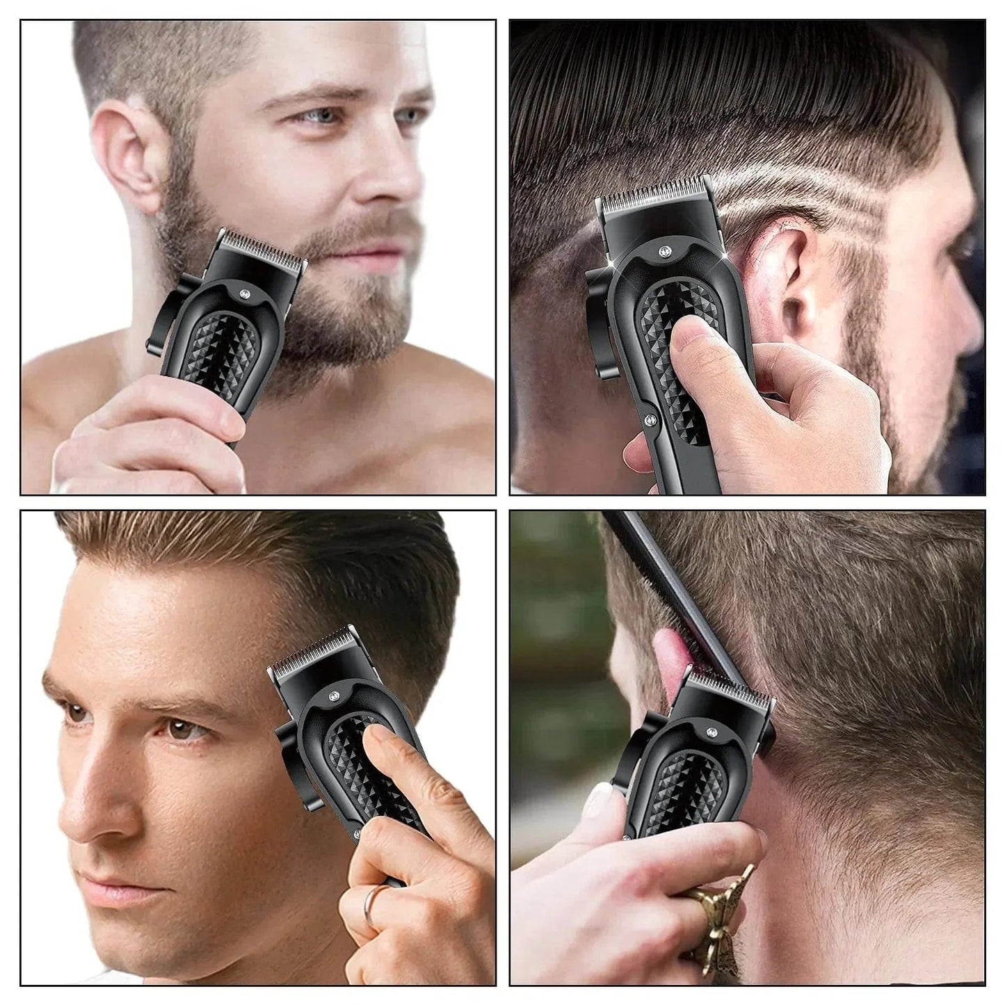 Hiena HYN-212 tondeuse à cheveux électrique UBS Rechargeable sans fil tondeuse à barbe hommes puissant électrique tondeuse à cheveux outil de coupe