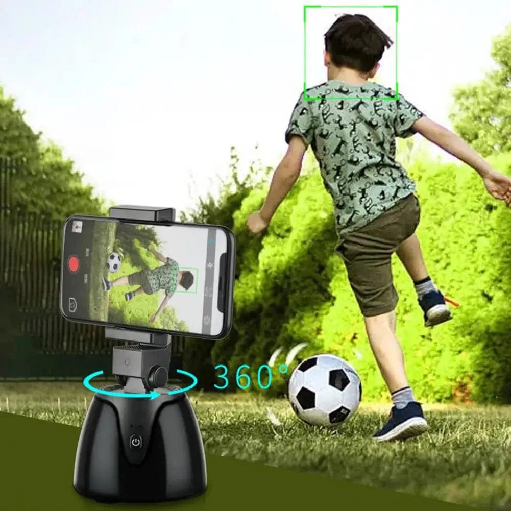 Cardan Intelligent AI reconnaissance faciale 360 ​​degrés Anti-secousse en direct Selfie tir Panorama suivre support pour téléphone fourniture de bureau