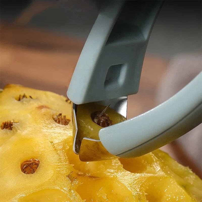 2/1pcs Pineapple Eye Remover Clips Strawberry Corer Slicer Huller Fruit Peeler Stainless Steel Cutter Household Kitchen Gadgets Xpress