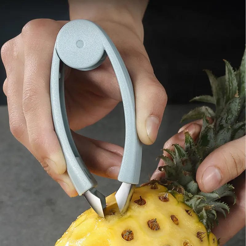 2/1pcs Pineapple Eye Remover Clips Strawberry Corer Slicer Huller Fruit Peeler Stainless Steel Cutter Household Kitchen Gadgets Xpress