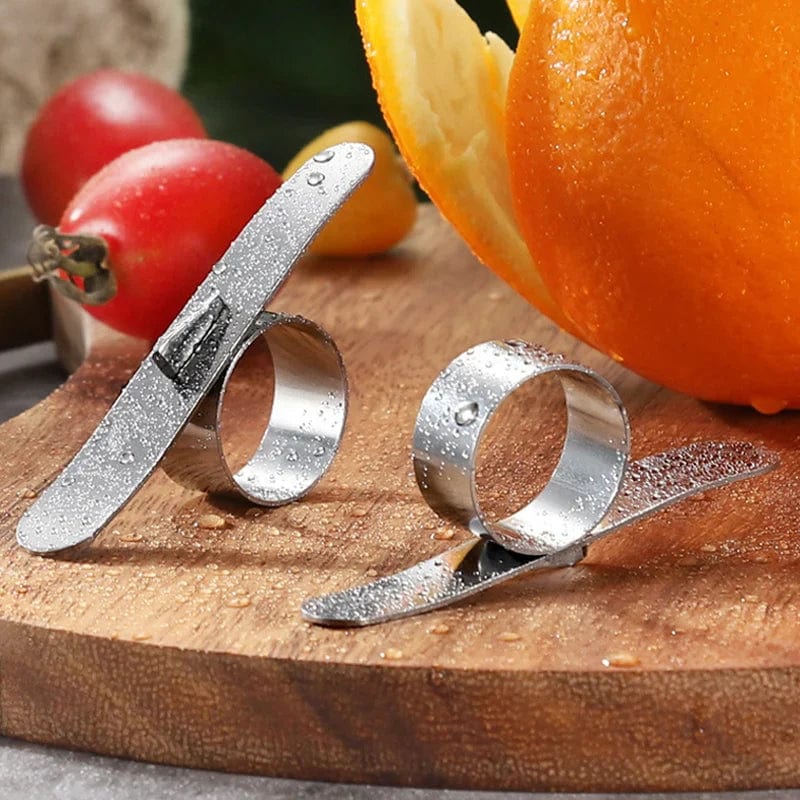 2Pcs Orange Peelers Easy Open Orange Peeler Stainless Steel Lemon Parer Citrus Fruit Skin Remover Slicer Peeling Kitchen Gadgets Xpress