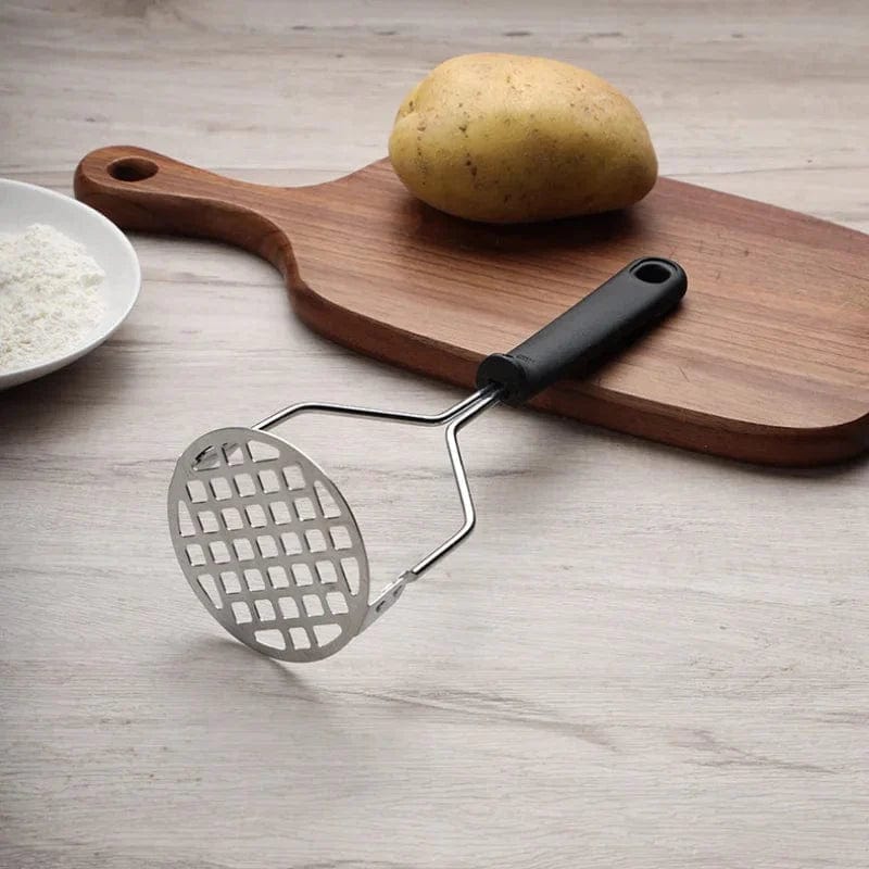 Cross-Border 304 Potato Press Stainless Steel Potato Press Manual Masher Kitchen Gadget Potato Garlic Press Xpress