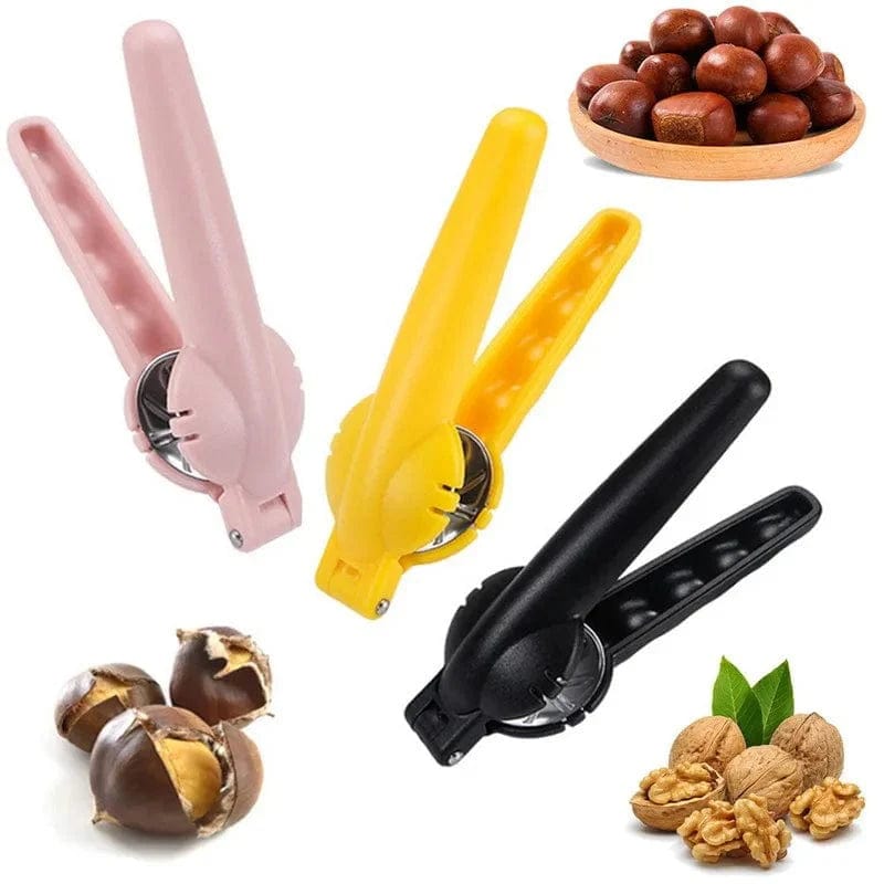 Chestnut Clip Nutcracker Opener Nuts Peeler Shelling Walnut Cracker Sheller Stainless Steel Accessories for Pliers Gadgets Tool Xpress