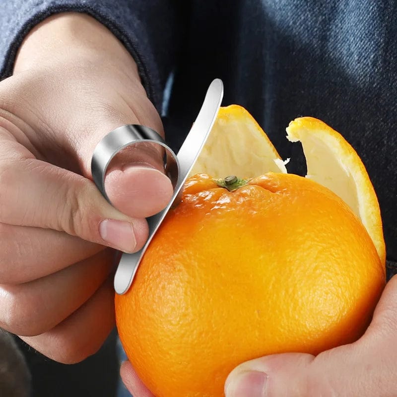 2Pcs Orange Peelers Easy Open Orange Peeler Stainless Steel Lemon Parer Citrus Fruit Skin Remover Slicer Peeling Kitchen Gadgets Xpress