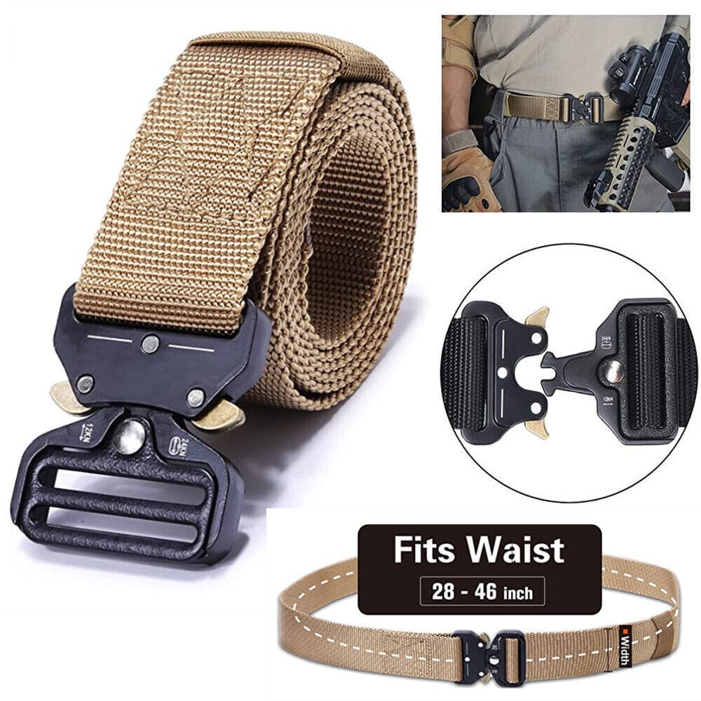 PREMIUM hommes ceinture militaire décontractée ceinture tactique sauvetage Rigger ceinture en nylon USA