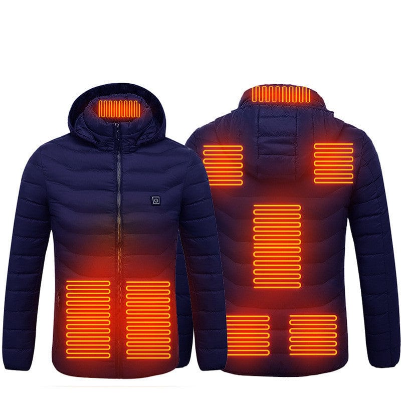 Nouveau Veste chauffante manteau USB veste électrique manteau en coton chauffage vetement thermique gilet chauffant vetement homme hiver