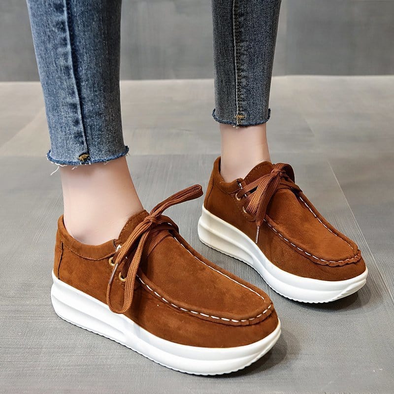 European And American Large Size Platform Women's Shoes