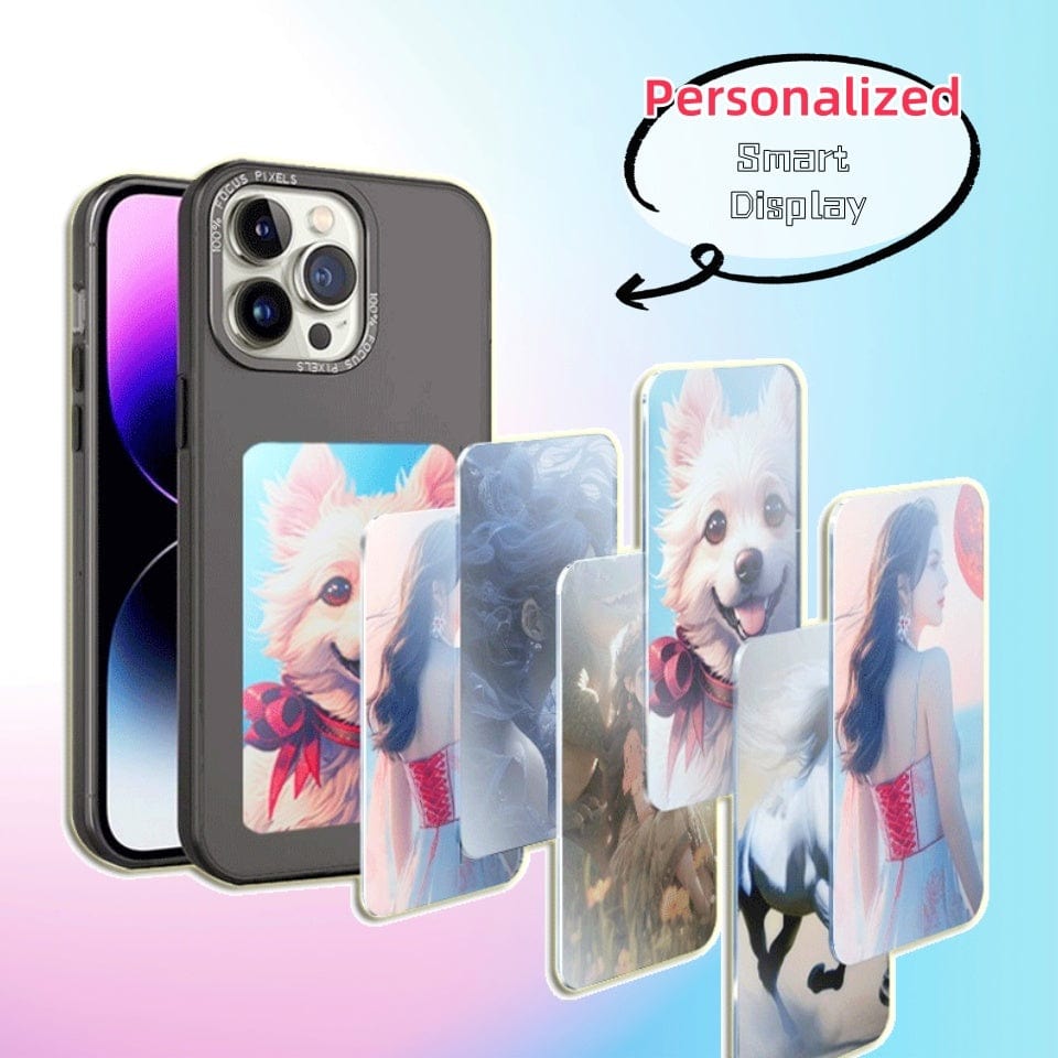 Funda de teléfono con pantalla de tinta electrónica, proyección de pantalla ilimitada, funda de teléfono personalizada, sin batería, nuevo diseño, funda de teléfono de lujo