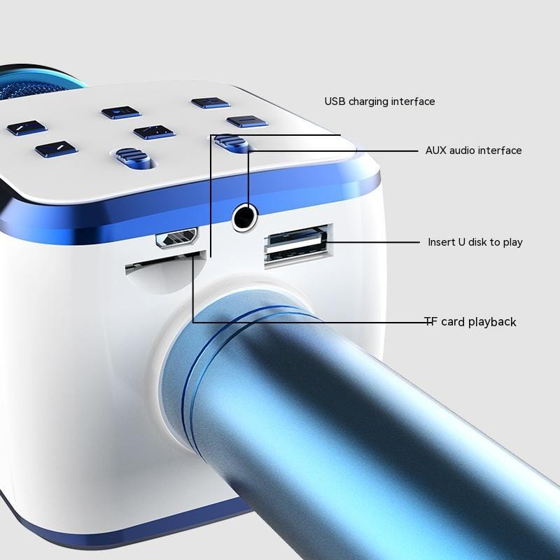 Micrófono de altavoz de alto volumen Micrófono inalámbrico Bluetooth