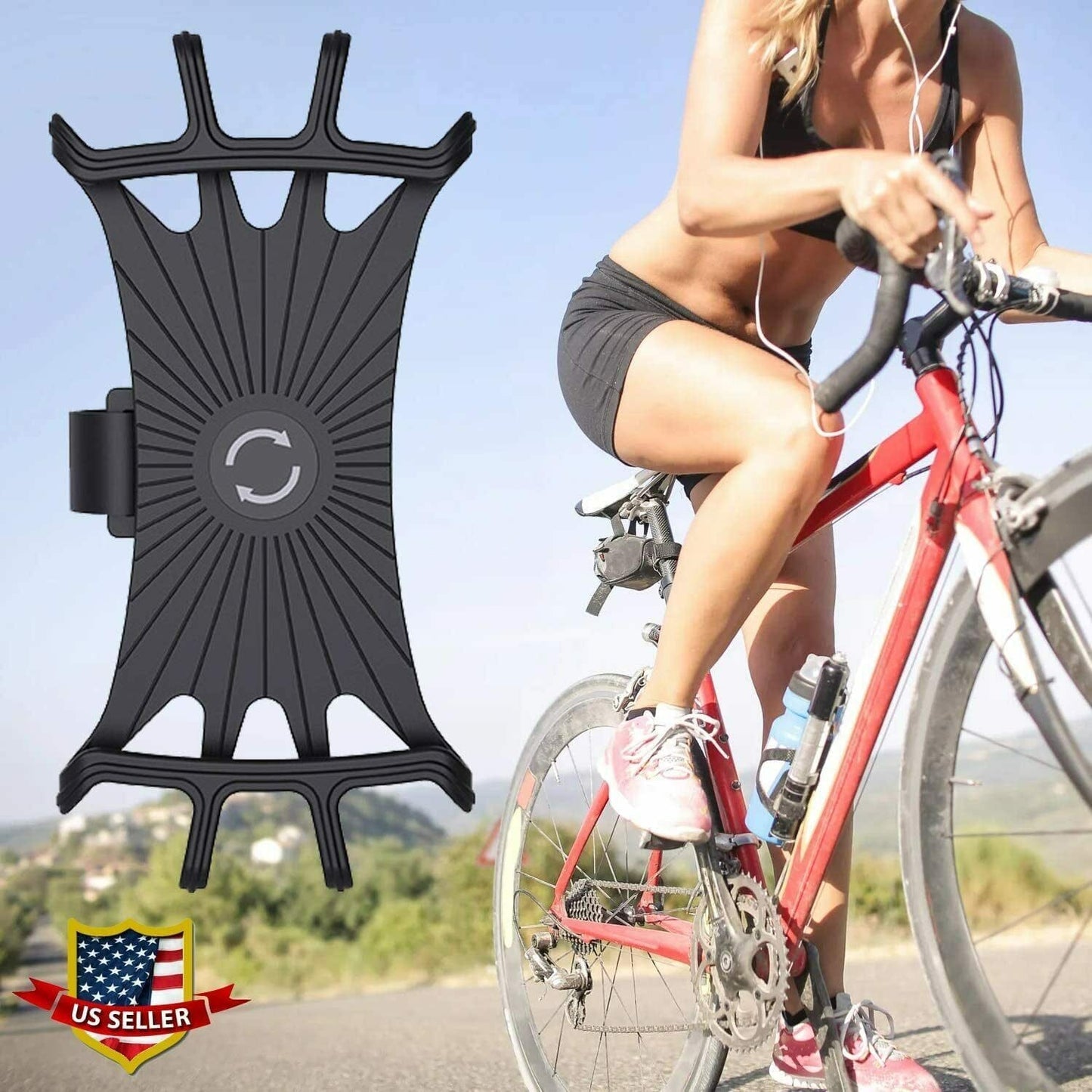 Support de montage sur guidon de vélo pour cellule