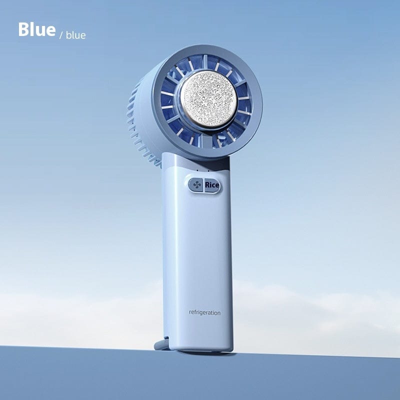 2024 Summer Gadget Handheld Turbo Jet Fan Mini portátil Ice Cold Fan Generación Motor sin escobillas Viento Ventiladores de conductos de alta velocidad Soplador violento