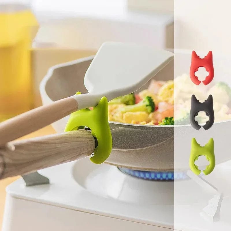 Porte-spatule multifonctionnel en Silicone, porte-cuillère Anti-débordement, Pot de cuisson, Clip Anti-brûlure, Gadgets de cuisine