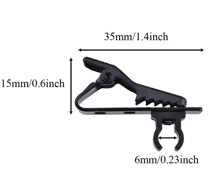 Alligator Alloy Microphone Clip Wireless