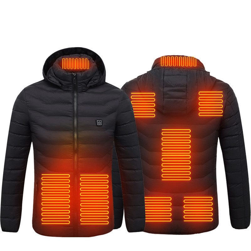 Nouveau Veste chauffante manteau USB veste électrique manteau en coton chauffage vetement thermique gilet chauffant vetement homme hiver