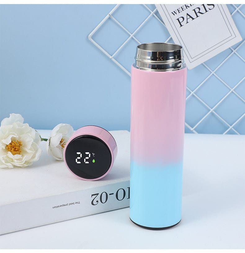 Gradient Smart Insulation Cup 304 Stainless Steel Business Tumbler Men's And Women's Car Temperature Cup Gift