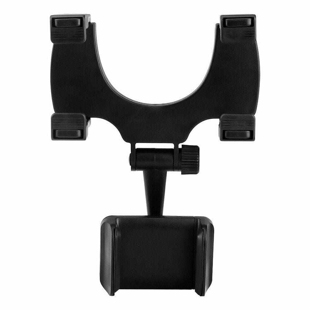 Universal Car Rear View Mirror Mount Stand GPS Cell Phone Holder 360 Rotation.