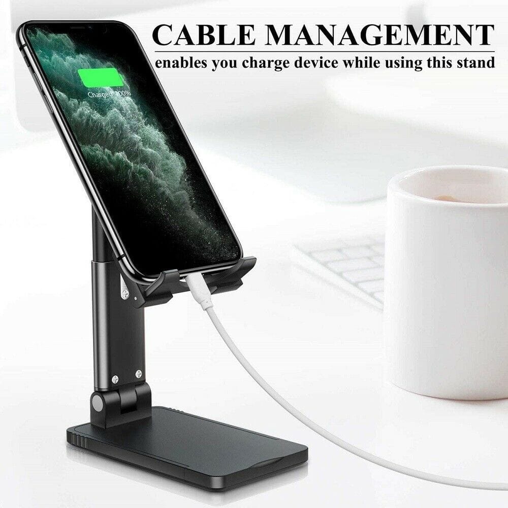 Cell Phone Stand Desktop Holder Tablet Stand Mount Mobile Phone Desktop Tablet Holder Table Cell Foldable Extend Support Desk Mobile Phone Holder Stand.