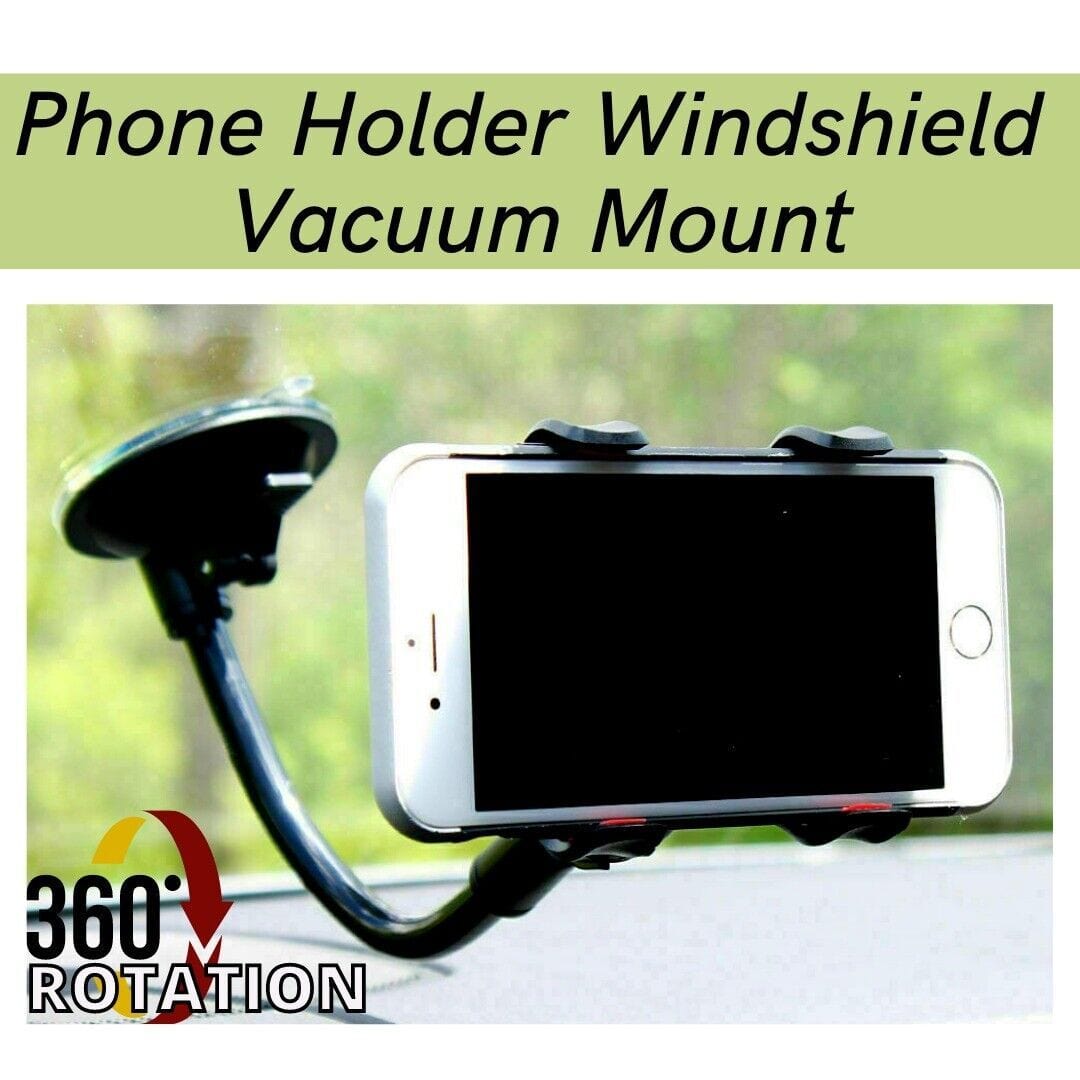 360 Car Rearview Mirror Rotation Adjustable Phone Holder Mount Multifunction.