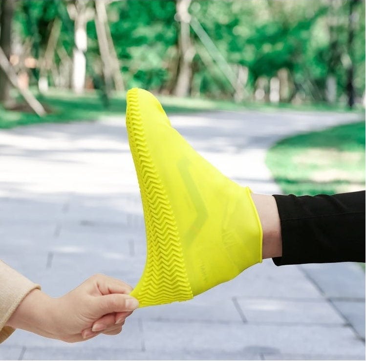 Slip de randonnée pour hommes et femmes, bottes de pluie en silicone faciles à transporter