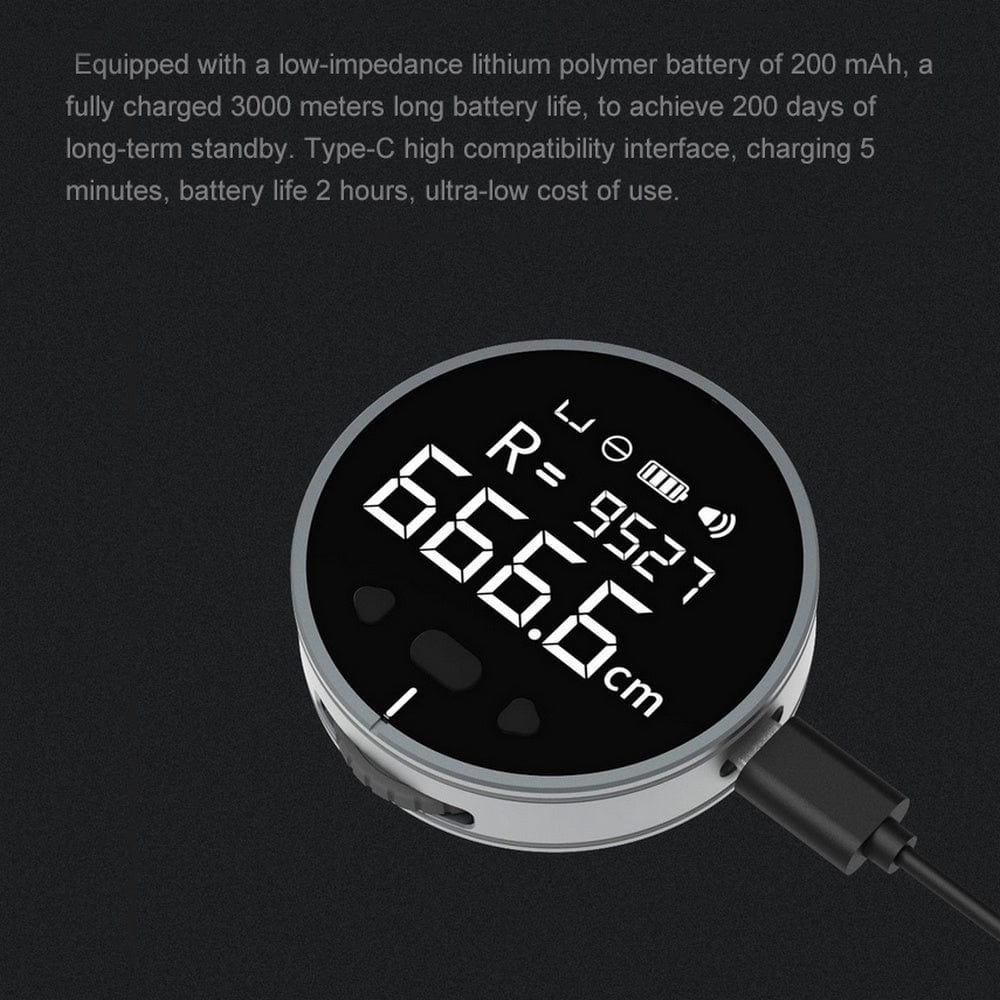 Instrument de mesure de distance Règle de mesure électronique Ruban à mesurer LCD numérique haute définition Outil de règle de mesure électronique de haute précision